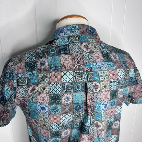 Anerkjendt AKLEO S/S Poplin AOP Shirt - Patchwork - Picture 11 of 12